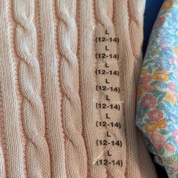 NWT Ralph Lauren Girls' Large (12-14) Sweater Dress and Zippered Hoodie - Picture 2 of 16